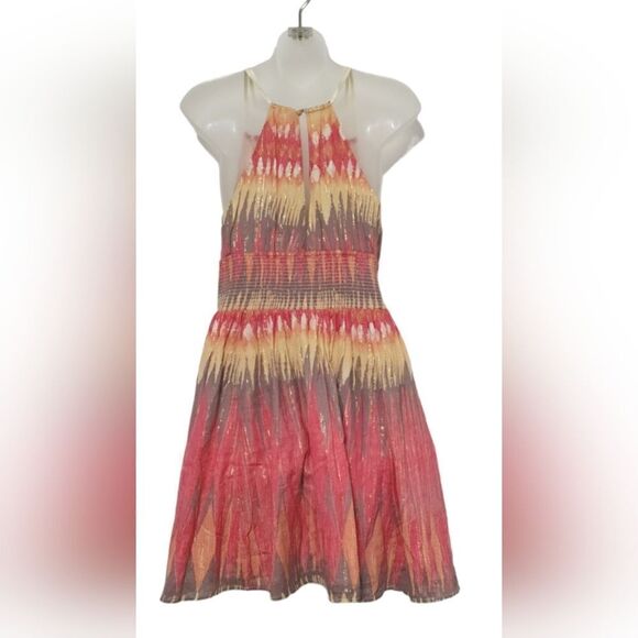 Free People | 'Indian Summer' Multi-Color Patterned Dress size M - Picture 4 of 6